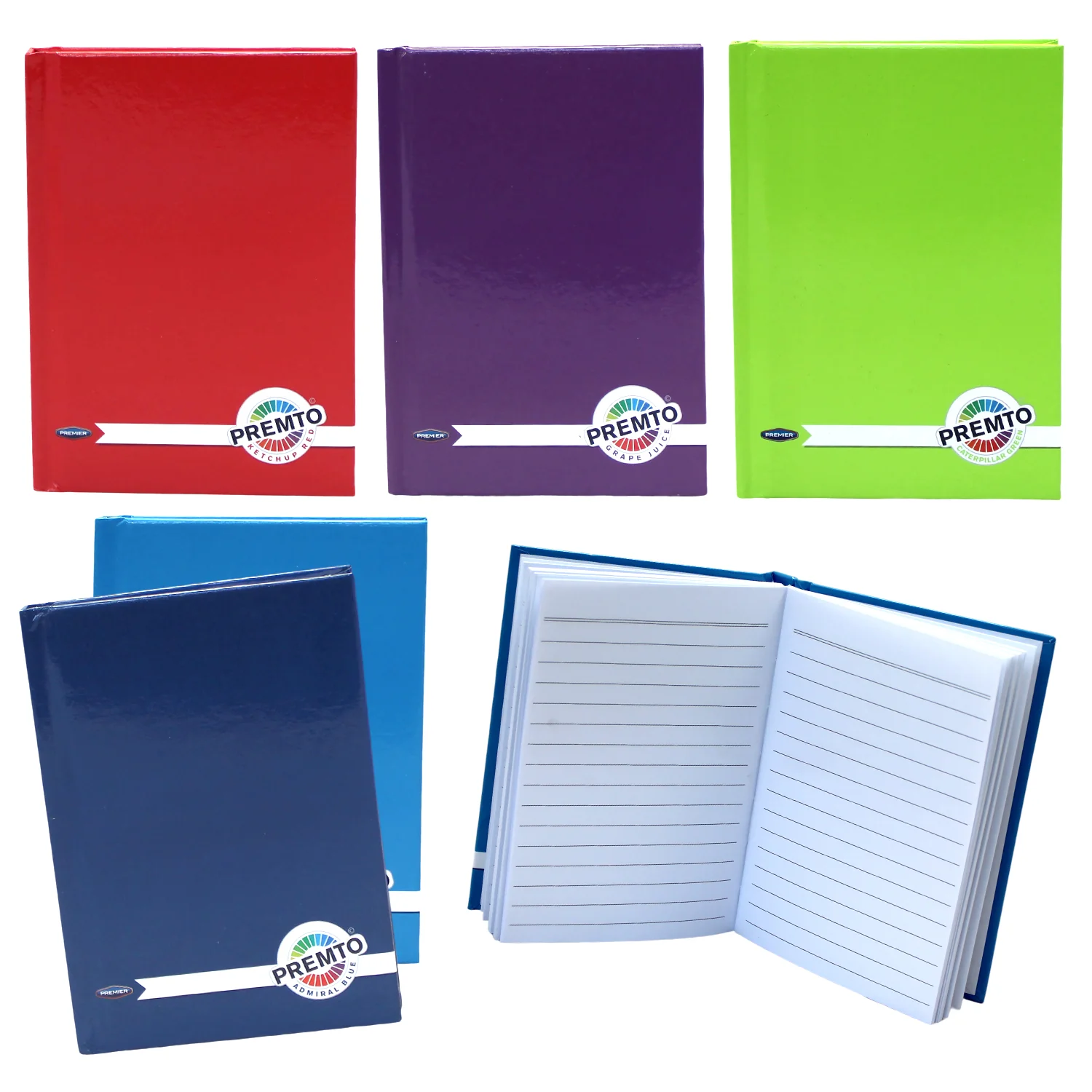 Premtone A6 160-Page Hardcover Notebook