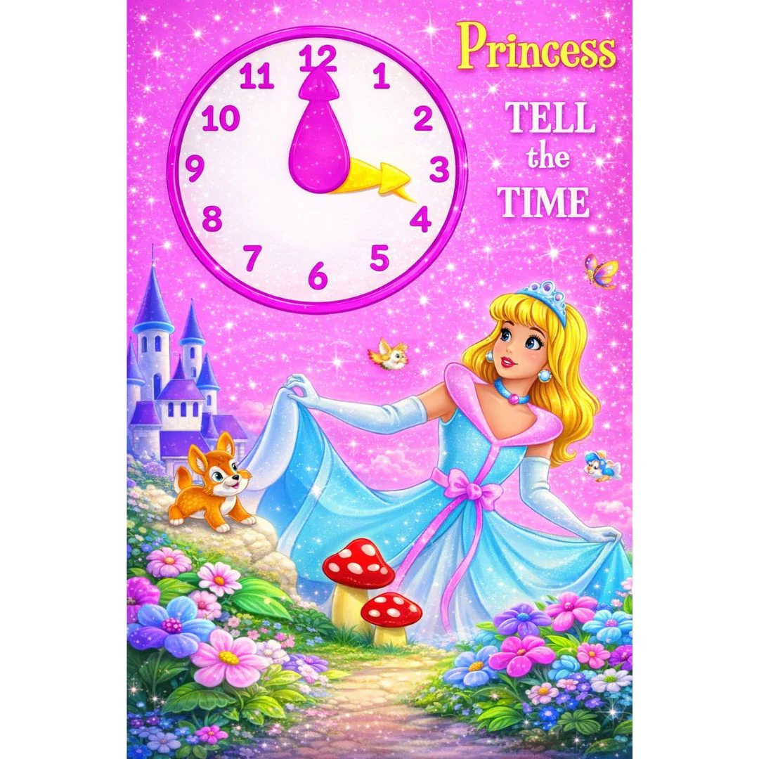 Princess Tell-Time Learning Clock