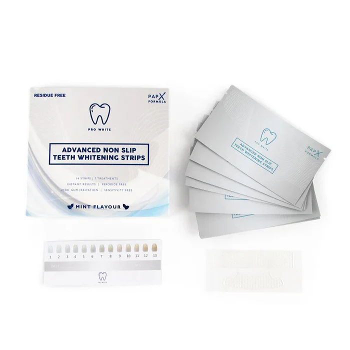 Pro White PAPx Formula Advanced Teeth Whitening Strips - Image 2