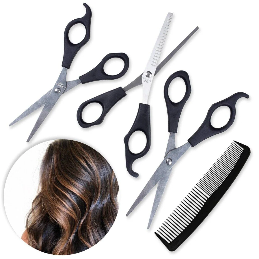 Professional Hairdresser Scissors Set with Comb - Image 3
