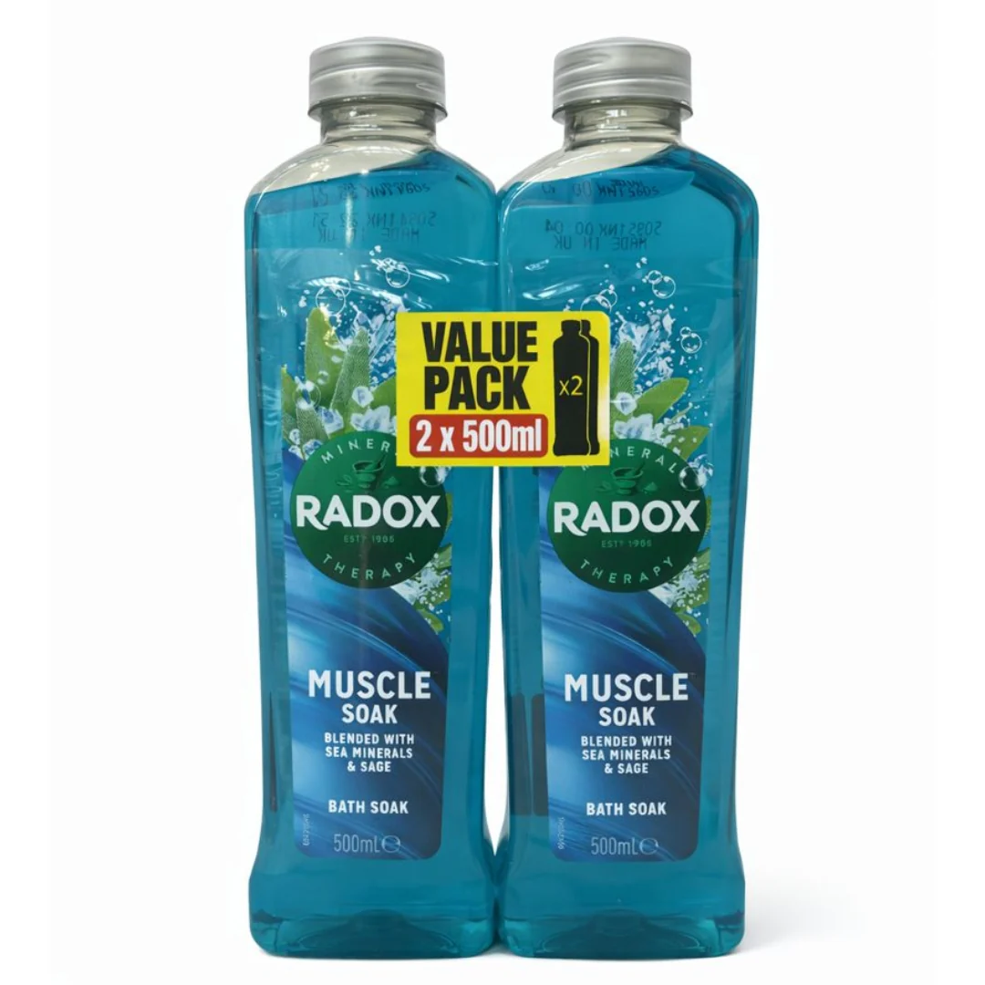 Radox Bath Muscle Soak 2pk 500ml