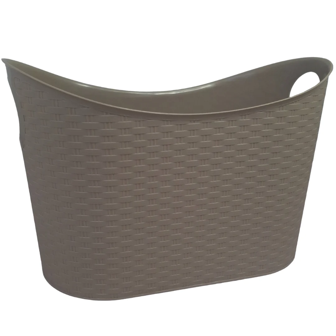 Rattan Oval Storage Basket 30L - Image 2