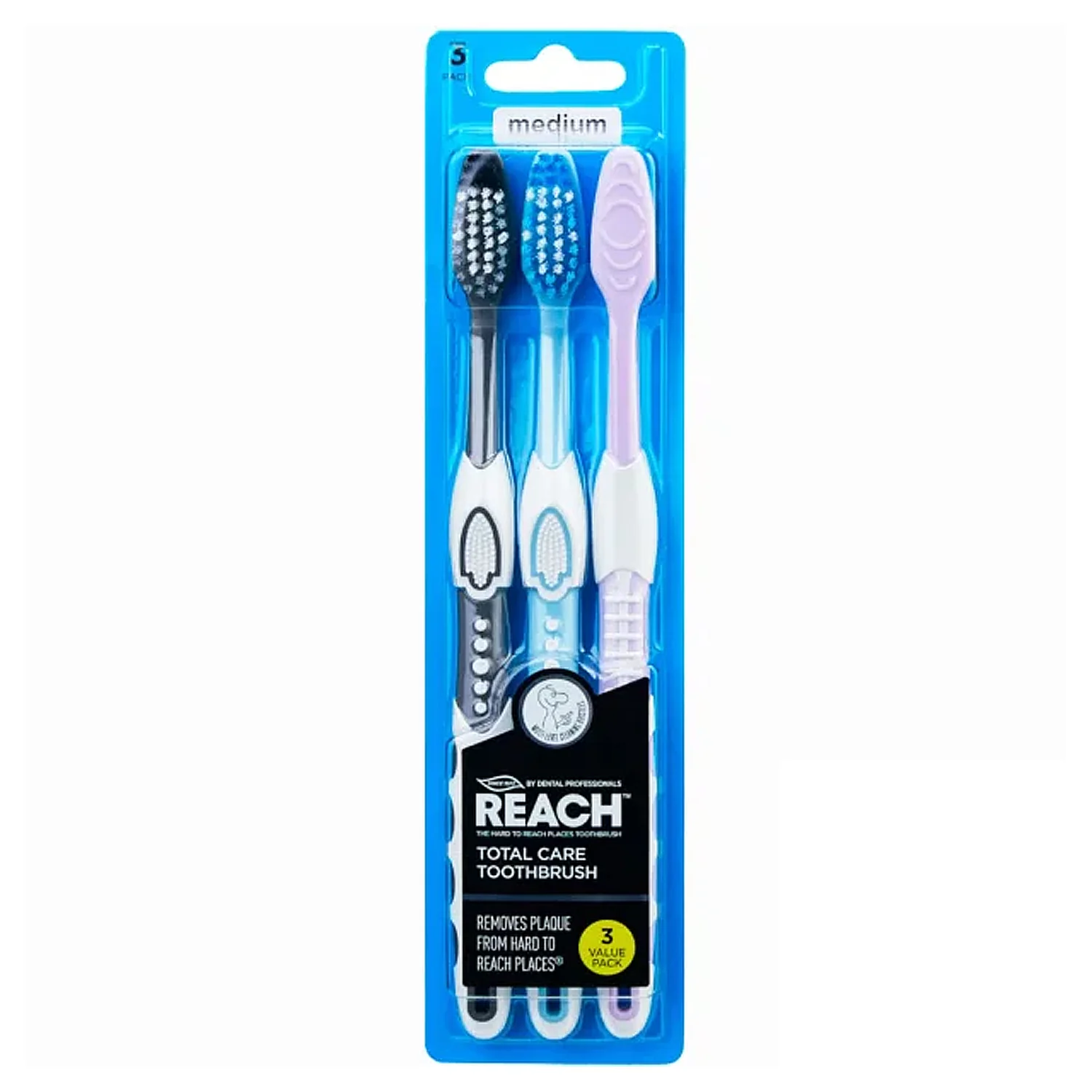REACH Total Care Toothbrush Firm – 3-Pack