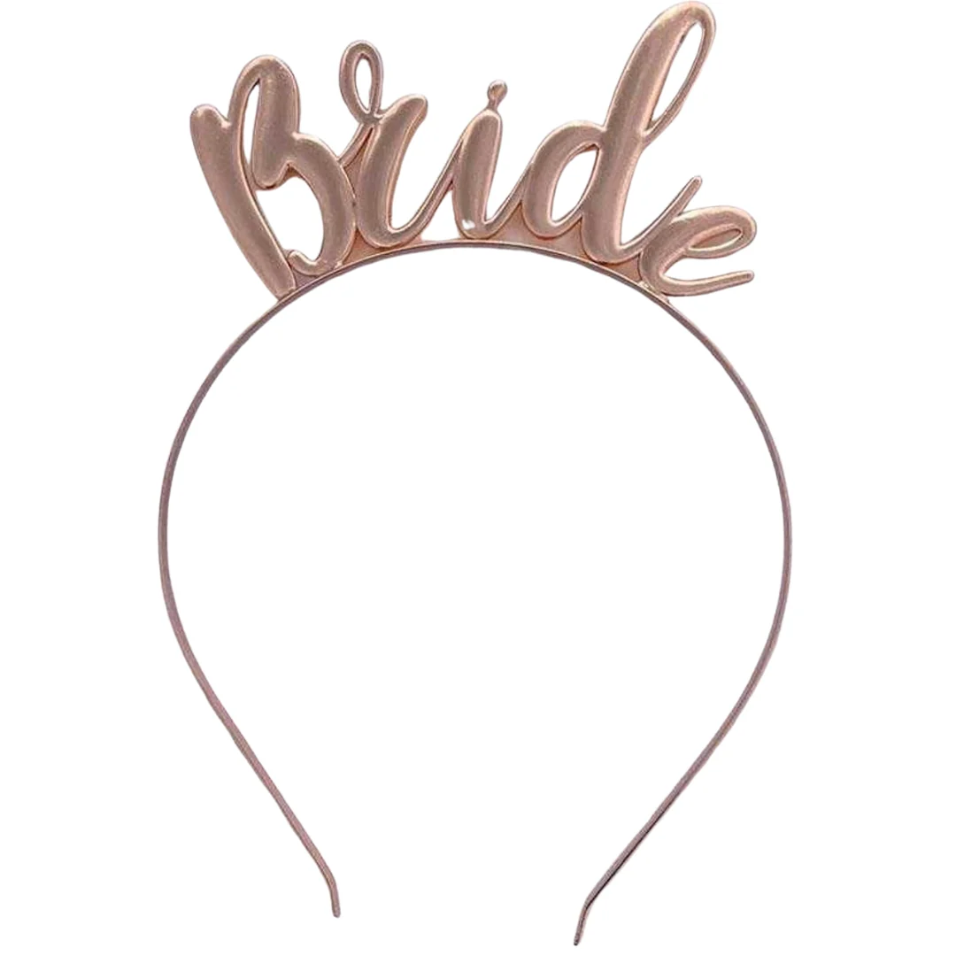 Rose Gold ‘Bride’ Headband