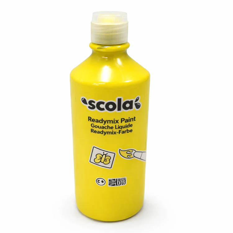 Scola 500ml Yellow Poster Paint