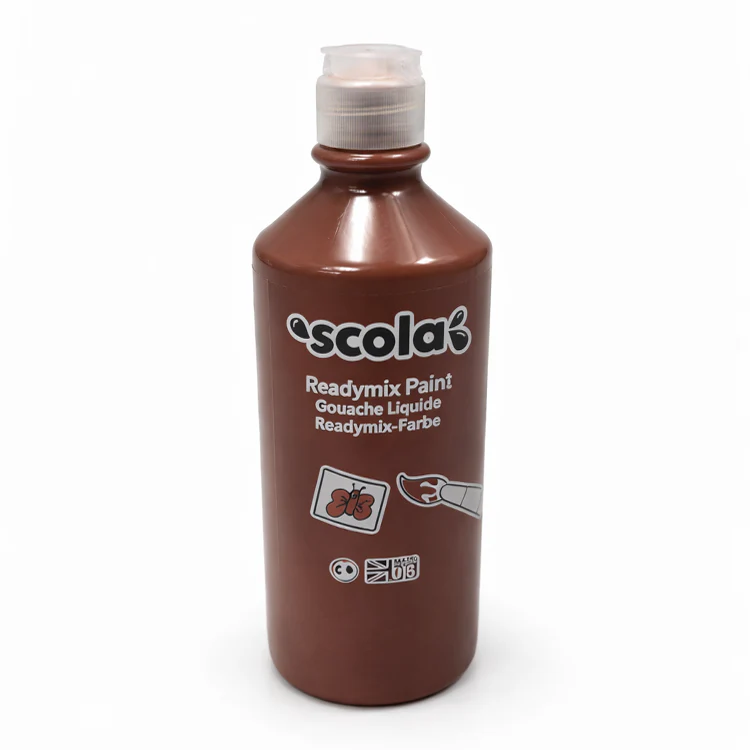 Scola 500ml Burnt Sienna Poster Paint