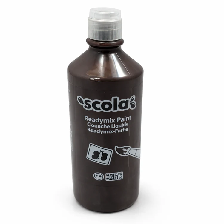 Scola 500ml Burnt Umber Poster Paint