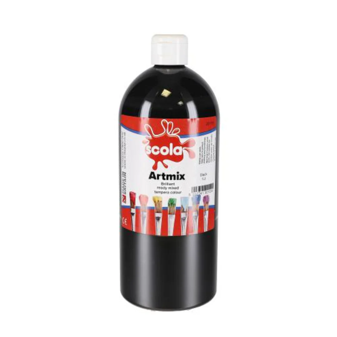 Scola Artmix Ready Mixed Poster Paint 1L - Image 2