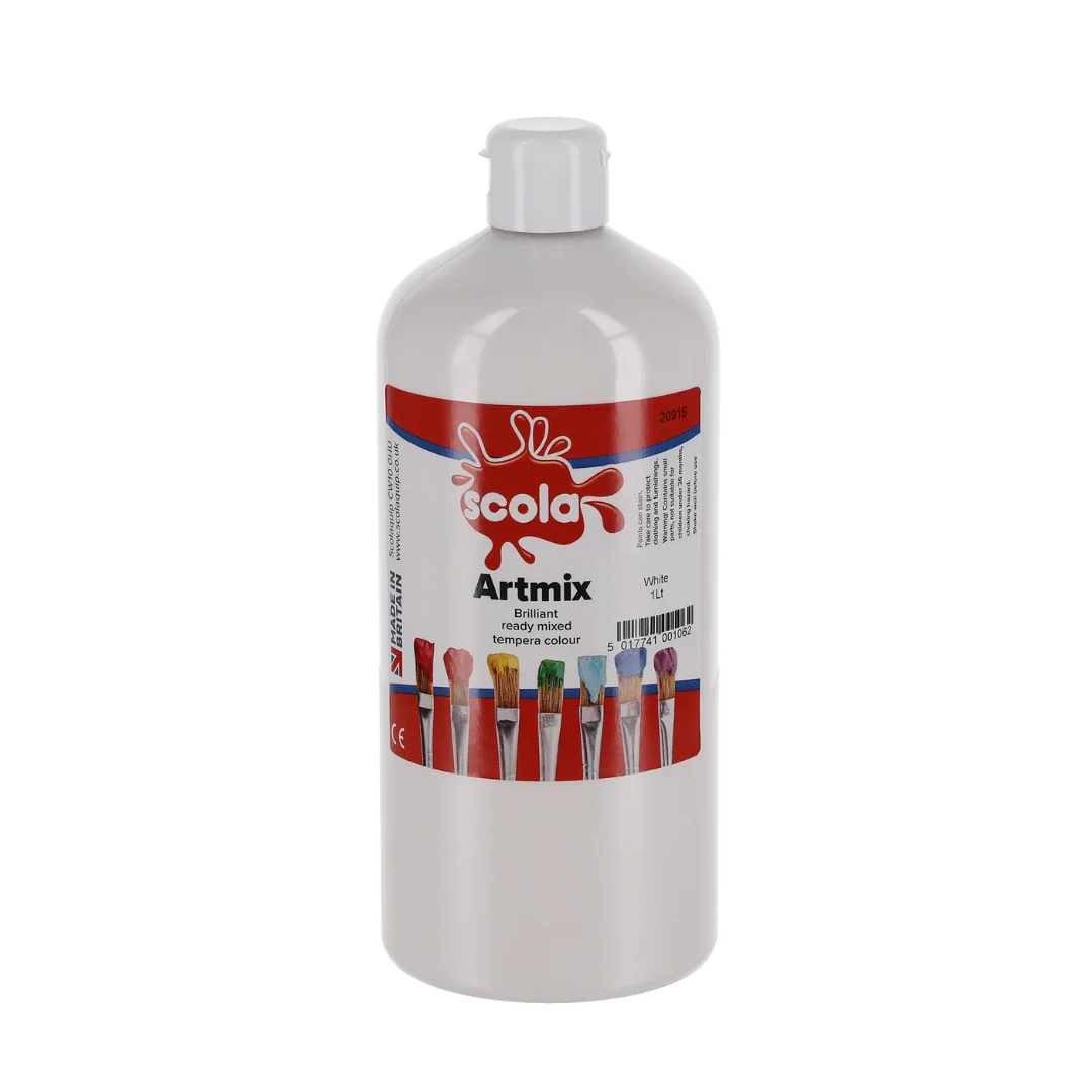 Scola Artmix Ready Mixed Poster Paint 1L - Image 3