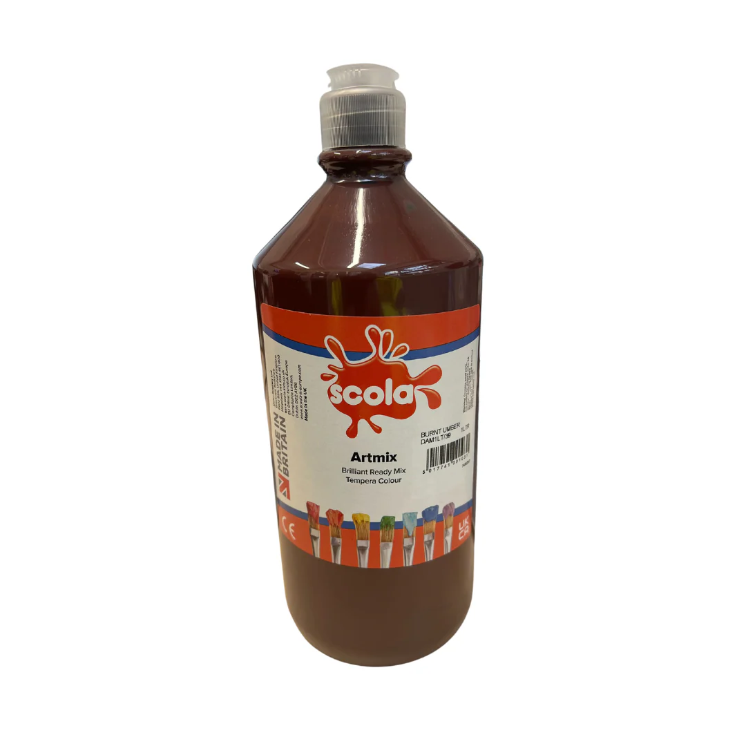 Scola Artmix Ready Mixed Poster Paint 1L - Image 7