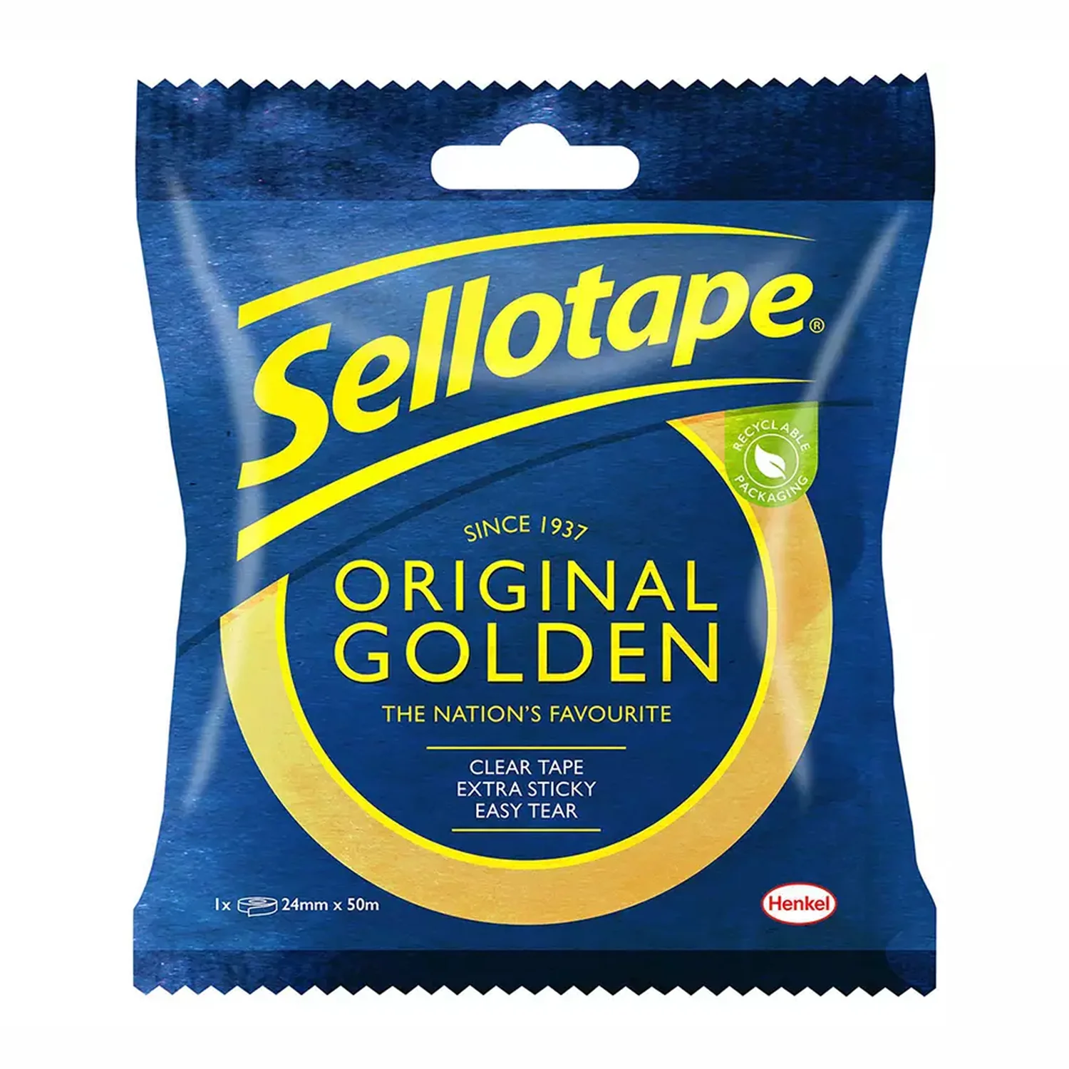 Sellotape Original Golden Tape 24mm x 50m
