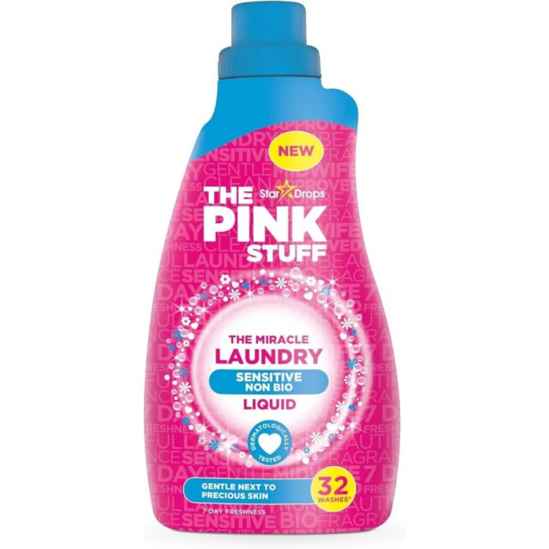 Sensitive Non-Bio Laundry Liquid 960ml by The Pink Stuff