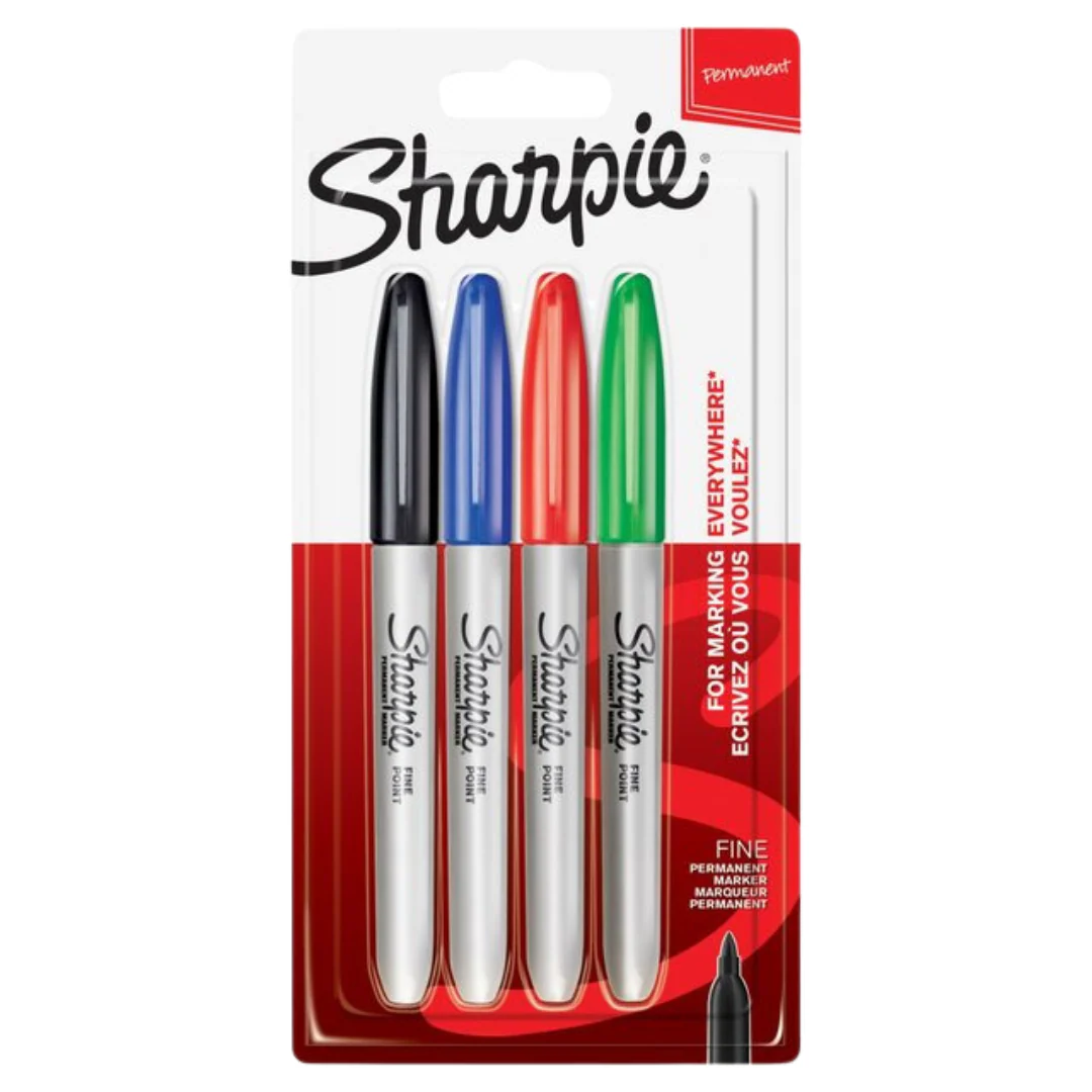 Sharpie 4-Pack Assorted Permanent Markers