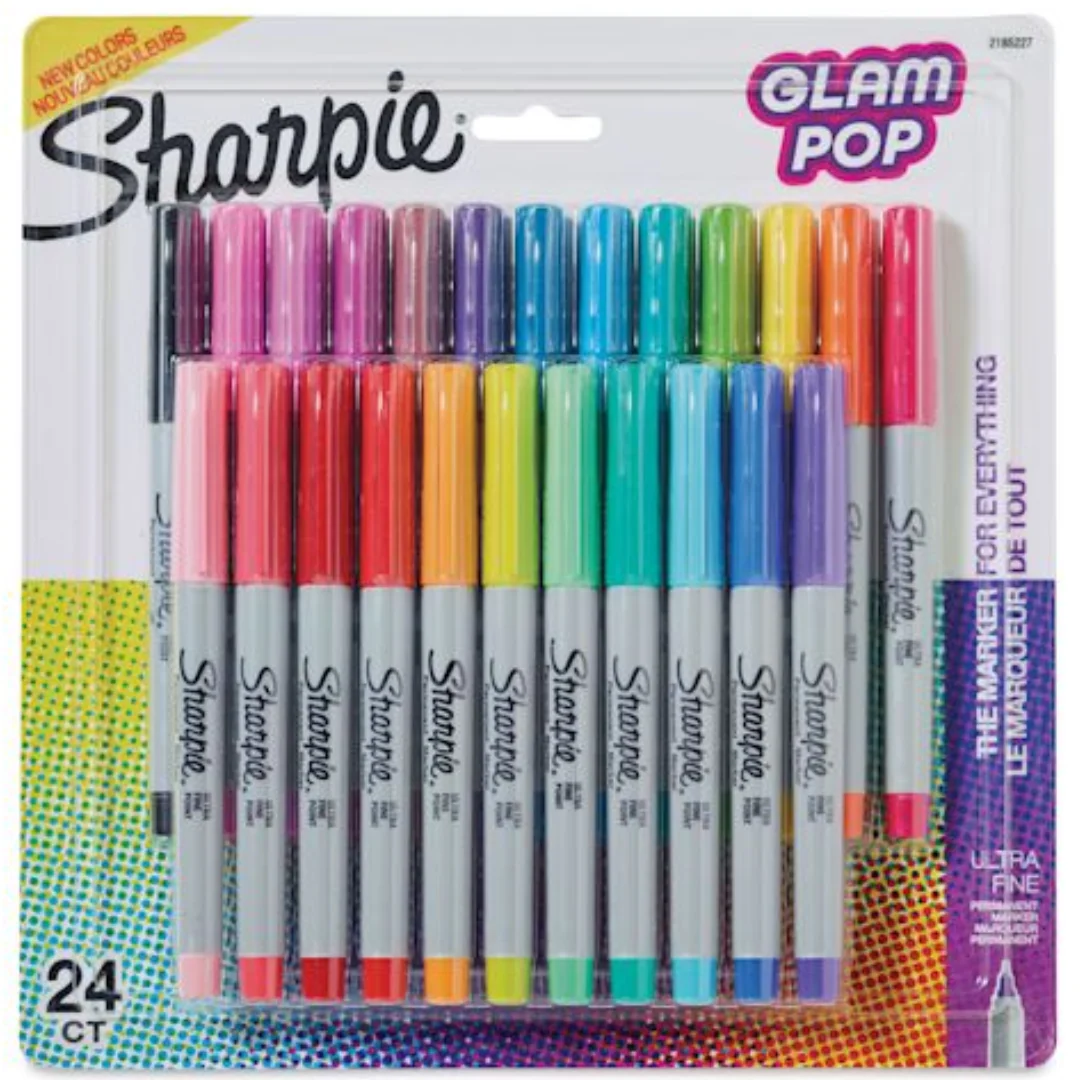 Sharpie Glam Pop 24 Permanent Markers