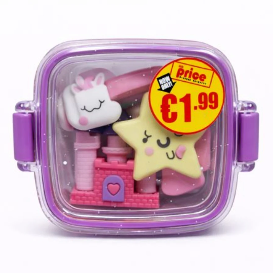 Star Girl Eraser Set