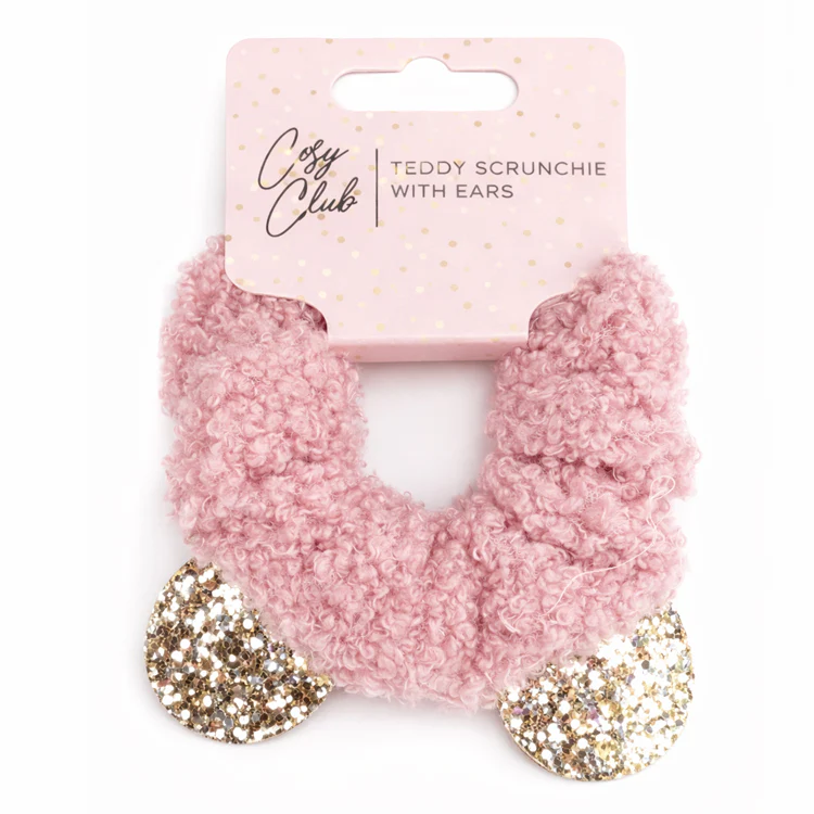 Sherpa Scrunchie with Ears – 1 Pack