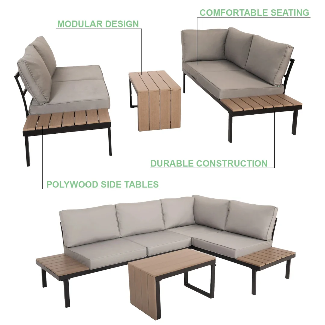 Sienna Interchanging Garden Furniture Set - Image 6
