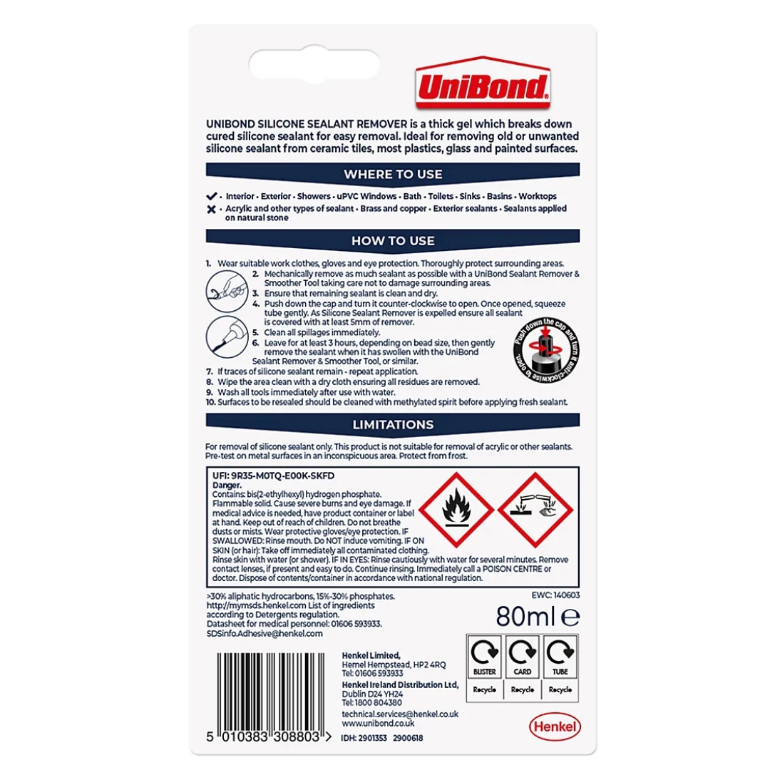 Silicone Remover Tube by Unibond - Image 2