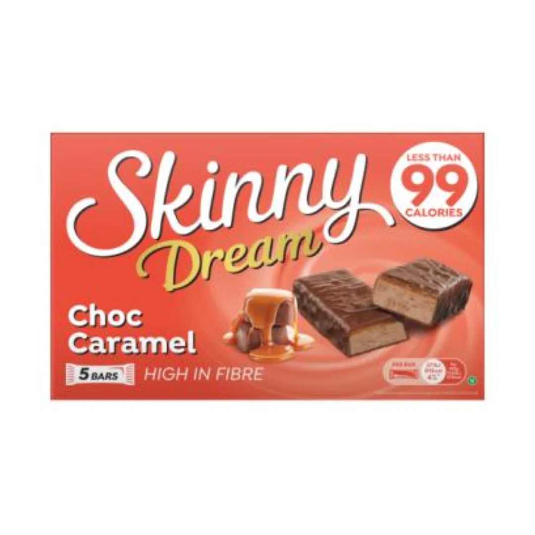 Skinny Dream Chocolate Caramel Bars 5x24g