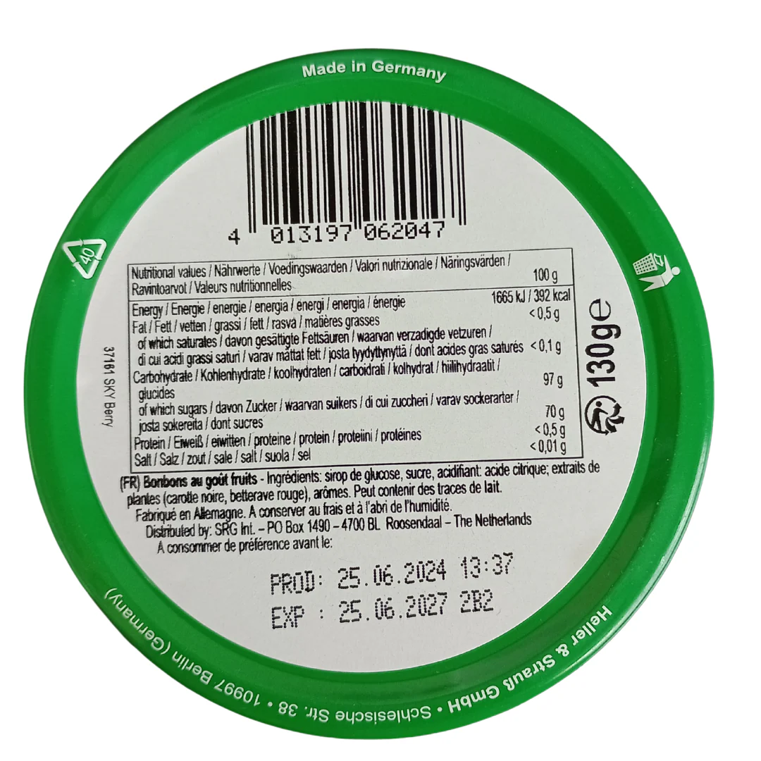 Sky Candy Berry Sweets 130g - Image 2