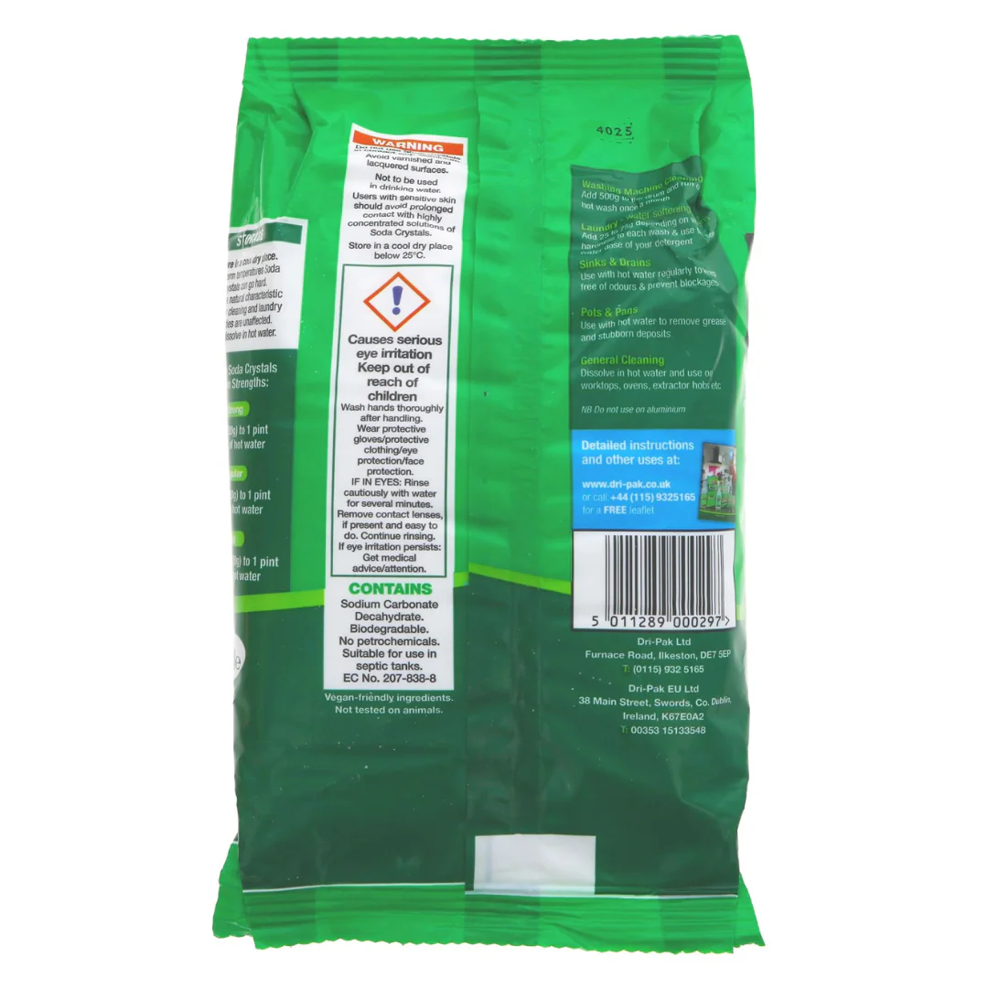 Soda Crystals 1kg by Dri-Pak - Image 2
