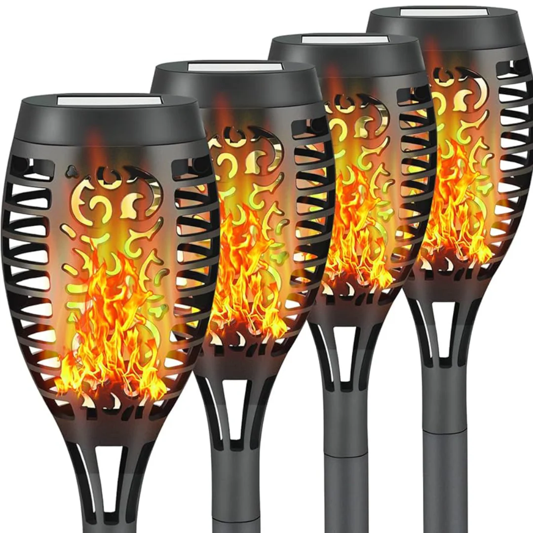 Solar Flame Stake 4-Pack - Image 2