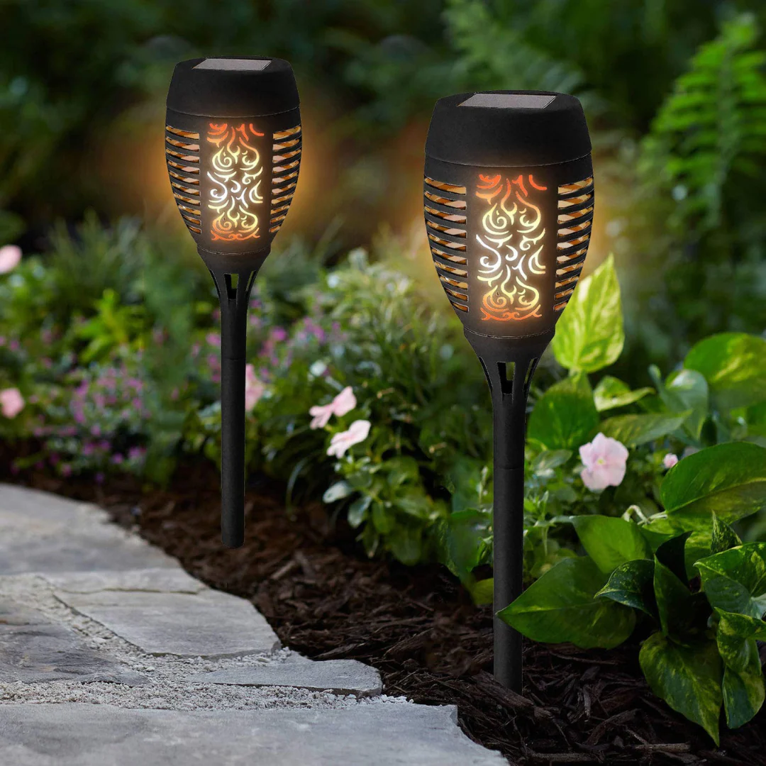 Solar Flame Stake 4-Pack - Image 3