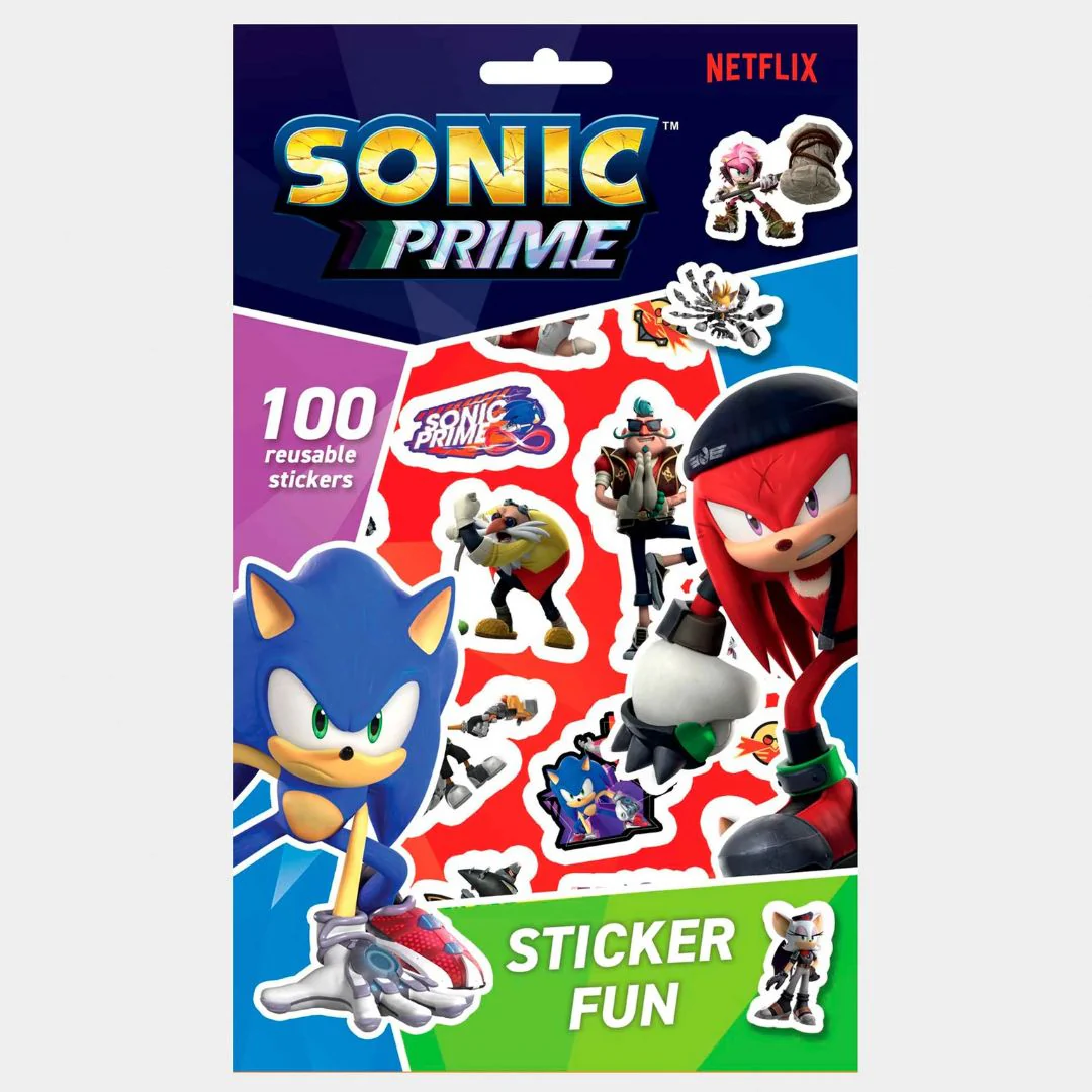 Sonic the Hedgehog Sticker Activity Book for Kids with Fun Stickers