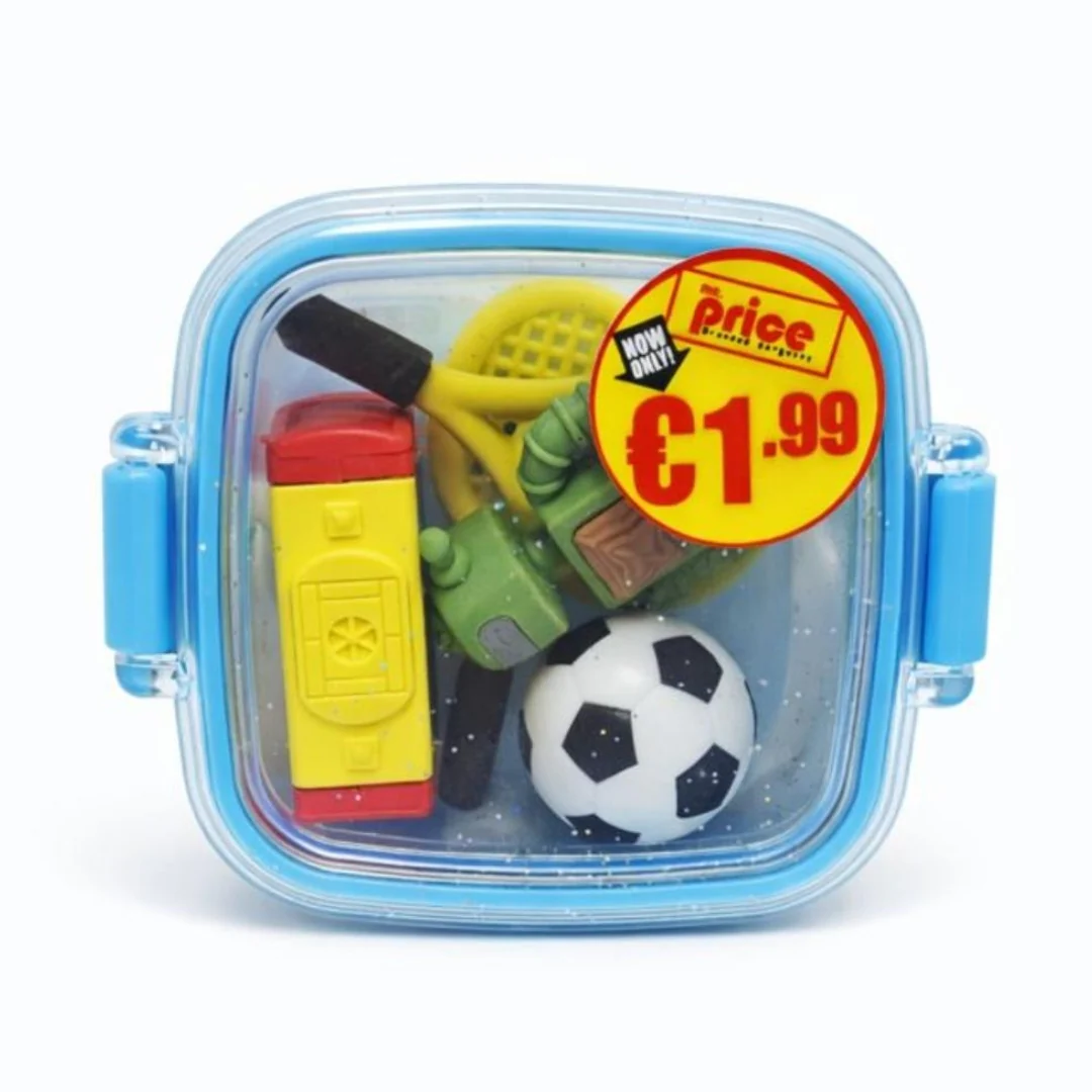 Sports Boy Eraser Set