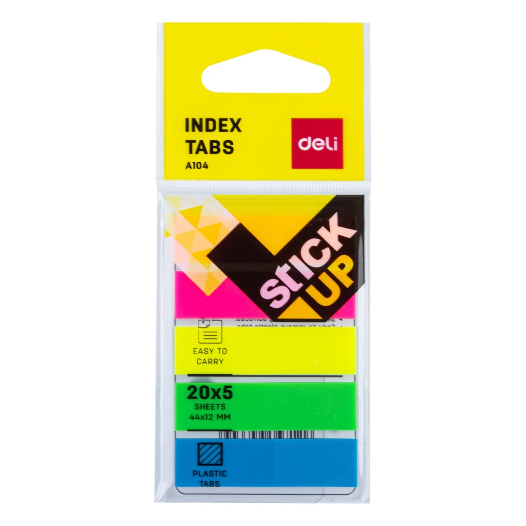 Square Index Tabs 5 x 20 Sheets