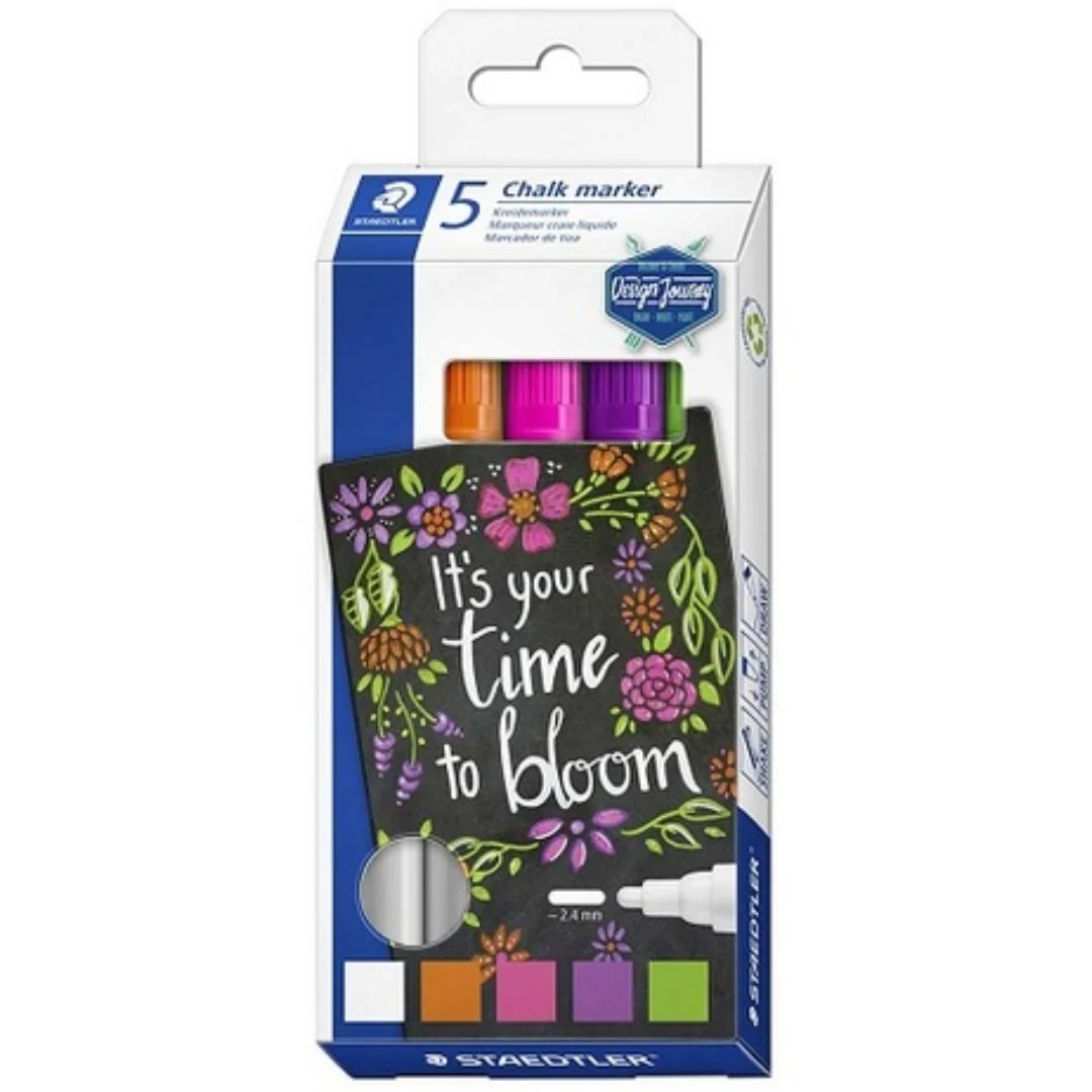 Staedtler 5pk Assorted Chalk Markers