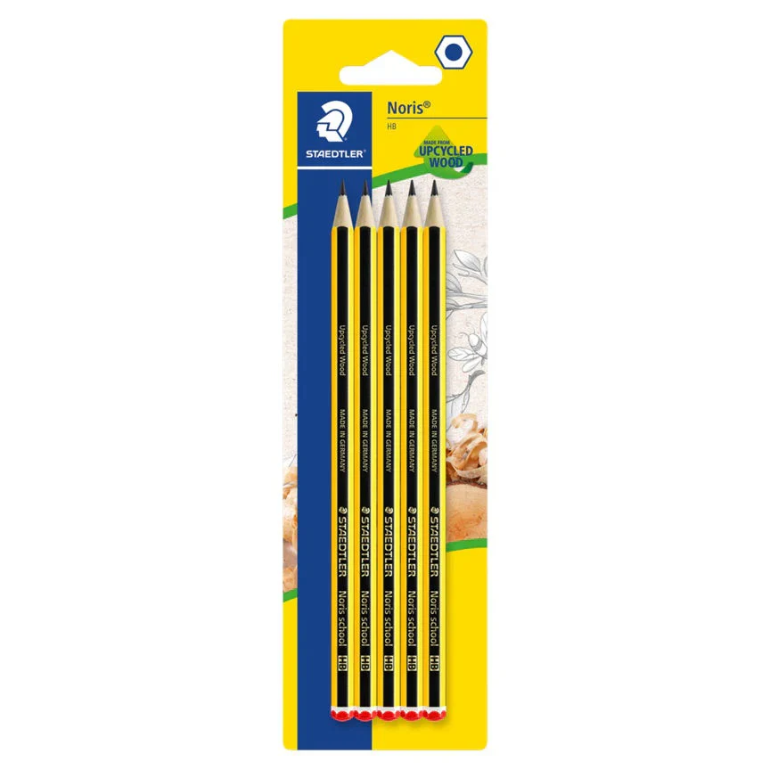 Staedtler Pack of 5 Noris HB Pencils