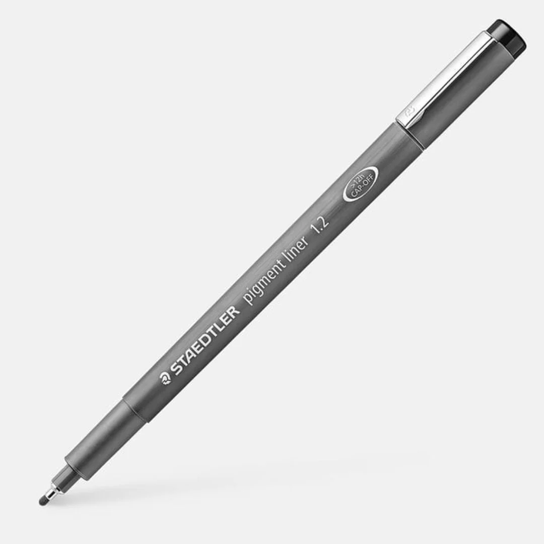 Staedtler Pigment Liner Black Fineliner Pens Assorted Sizes
