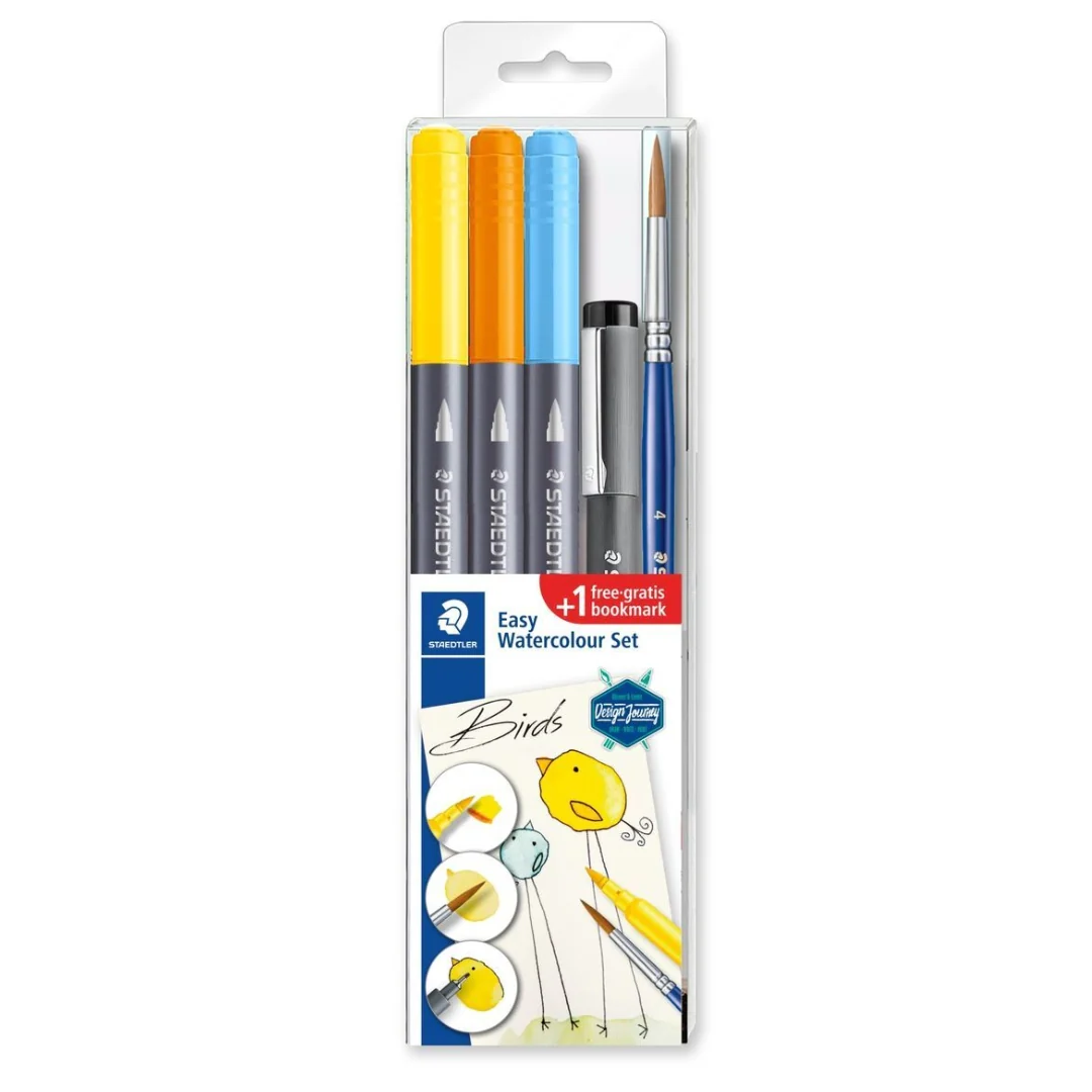 Staedtler Watercolour Set – Brush Pen