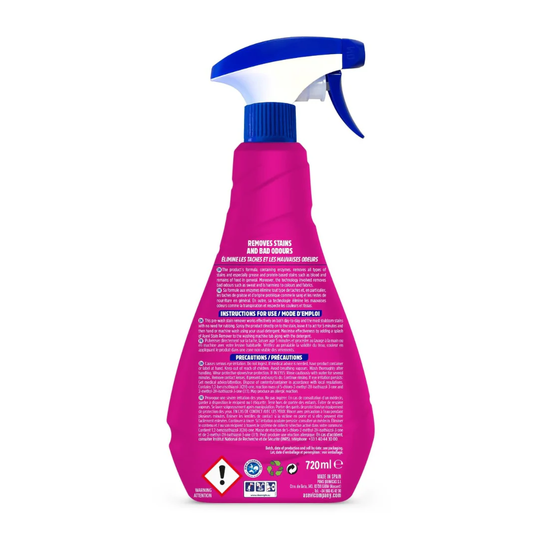 Stain Remover 720ml by Asevi - Image 2