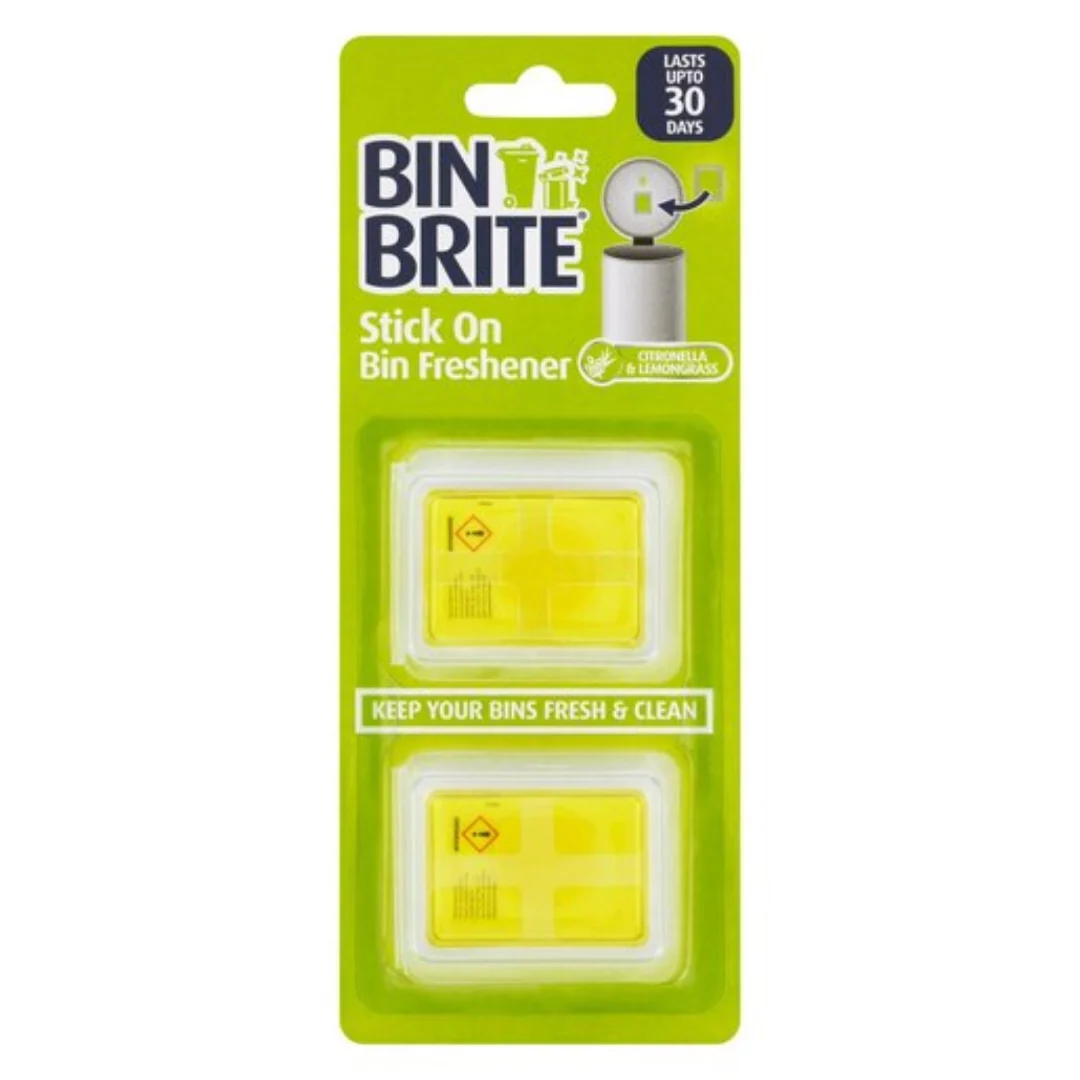 Stick On Bin Fresh Citron & Lemon 2pk