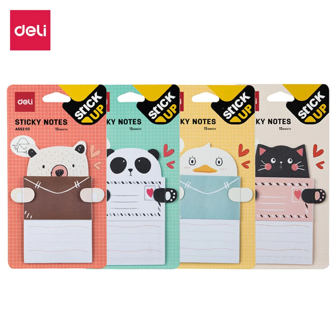 Sticky Notes 15 Sheets 76 x 101mm by Deli