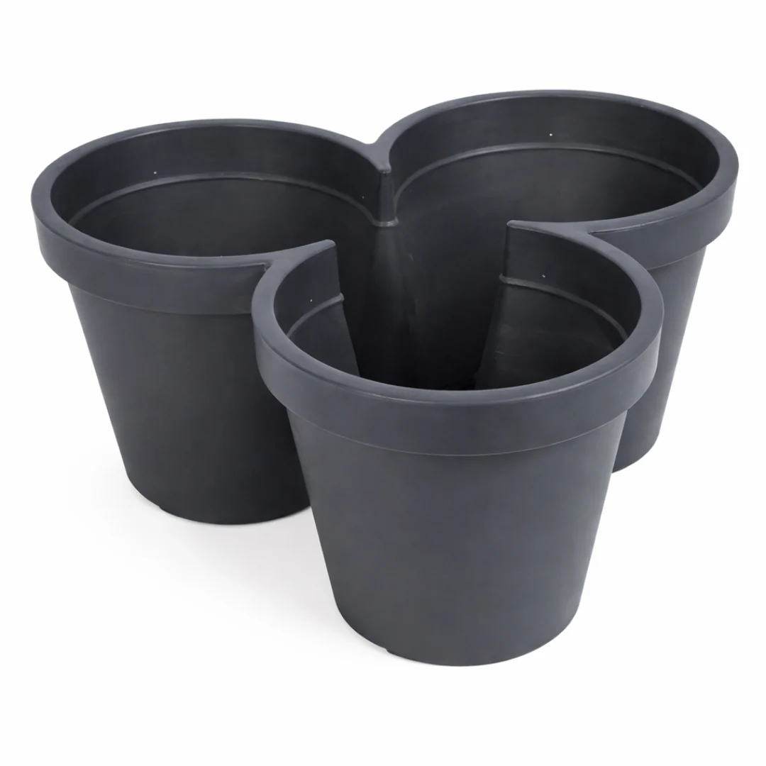 Strawberry Planter Black