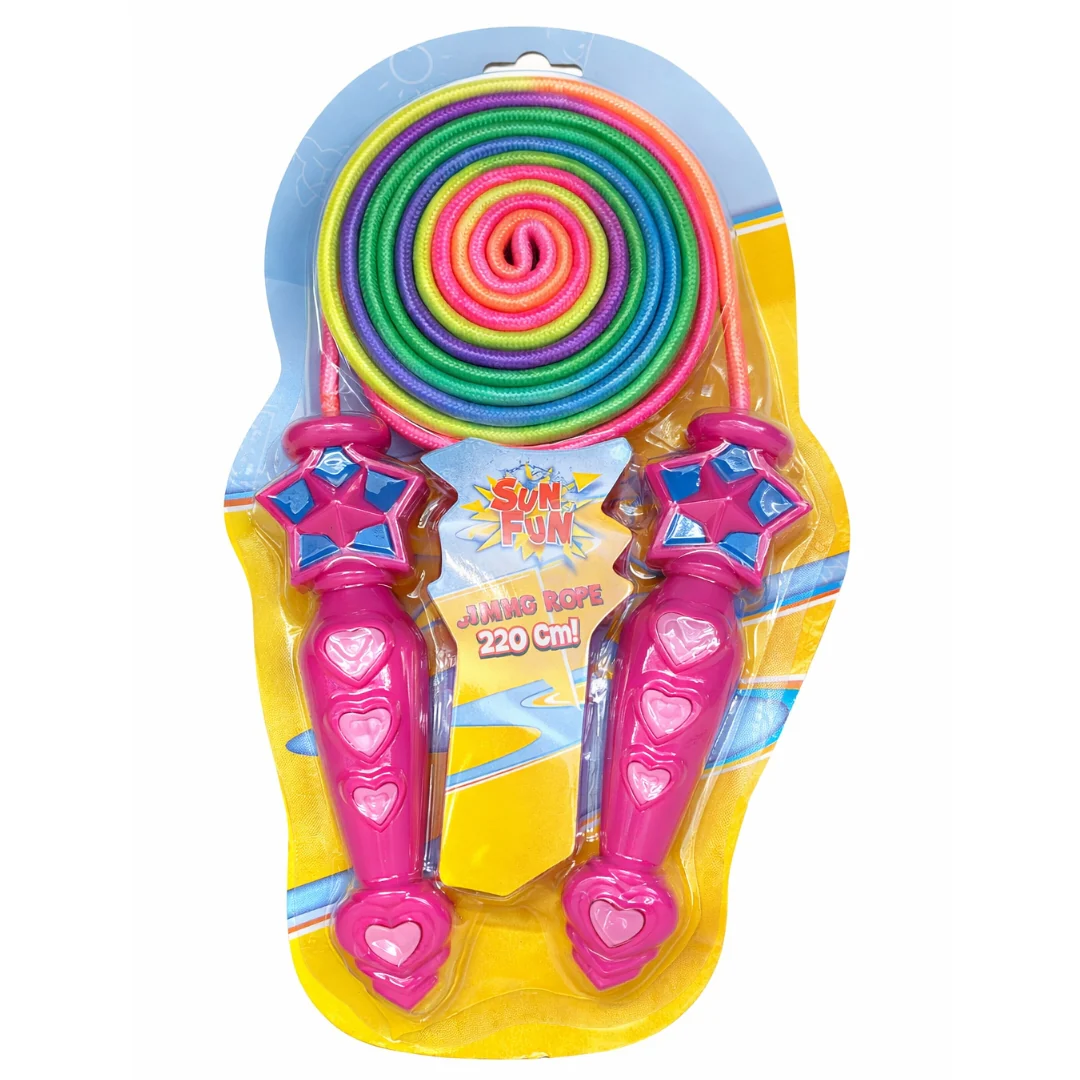 Sun Fun Rainbow Jump Rope – 2.2m