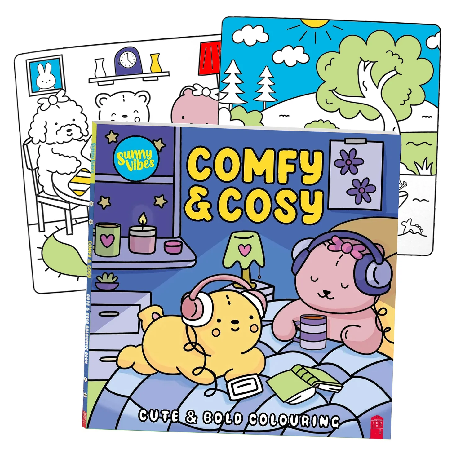 Sunny Vibes Comfy & Cosy Colour Book - Image 2