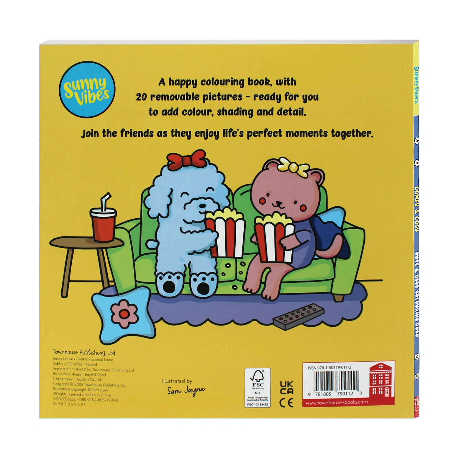Sunny Vibes Comfy & Cosy Colour Book - Image 3
