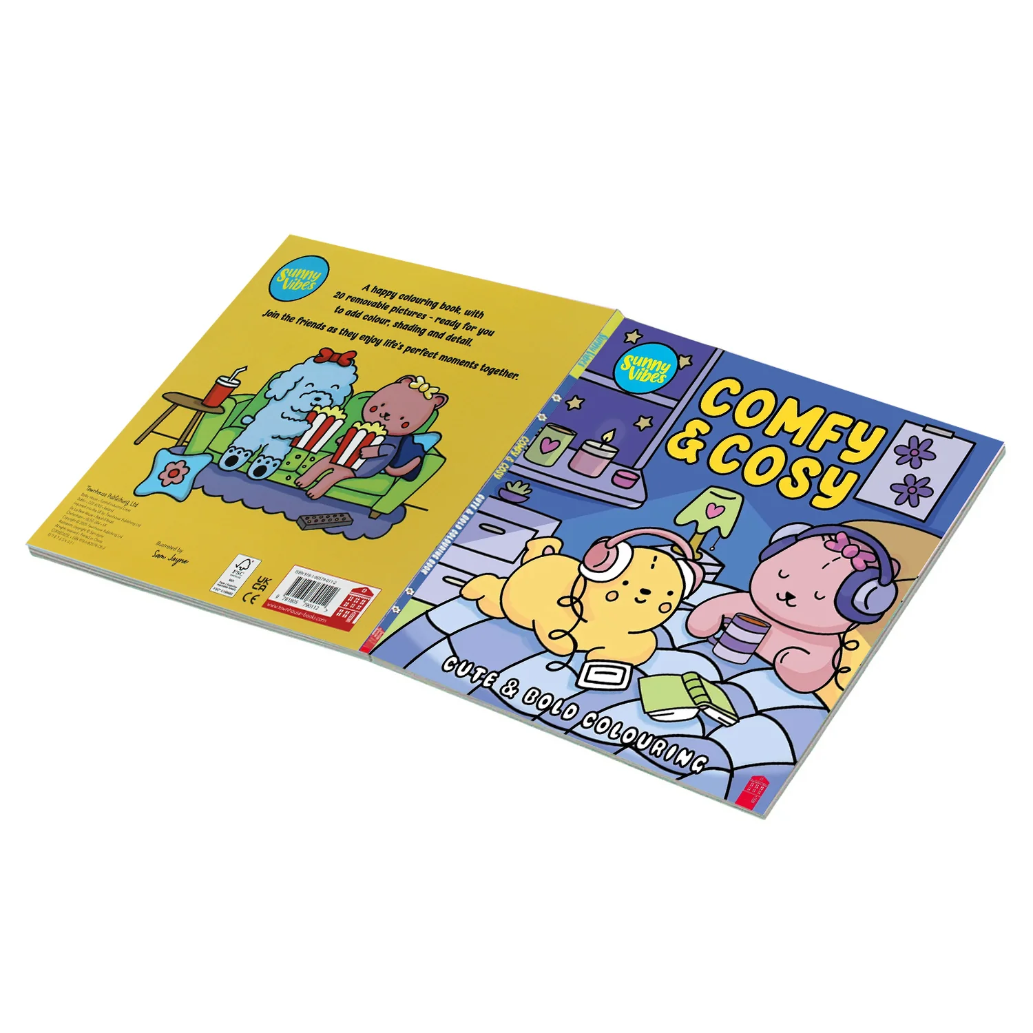 Sunny Vibes Comfy & Cosy Colour Book - Image 4