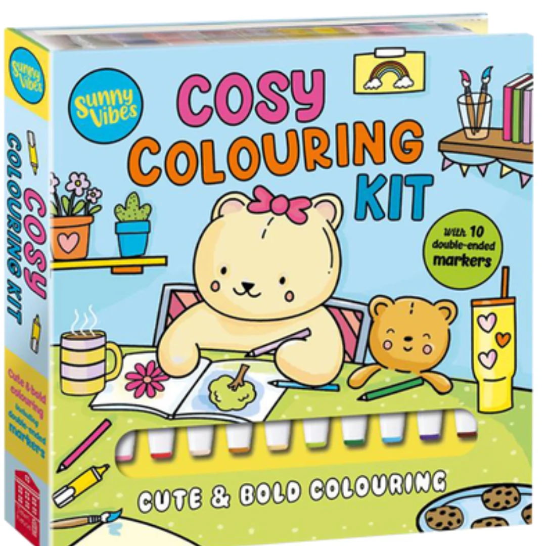 Sunny Vibes Cosy Colouring Kit
