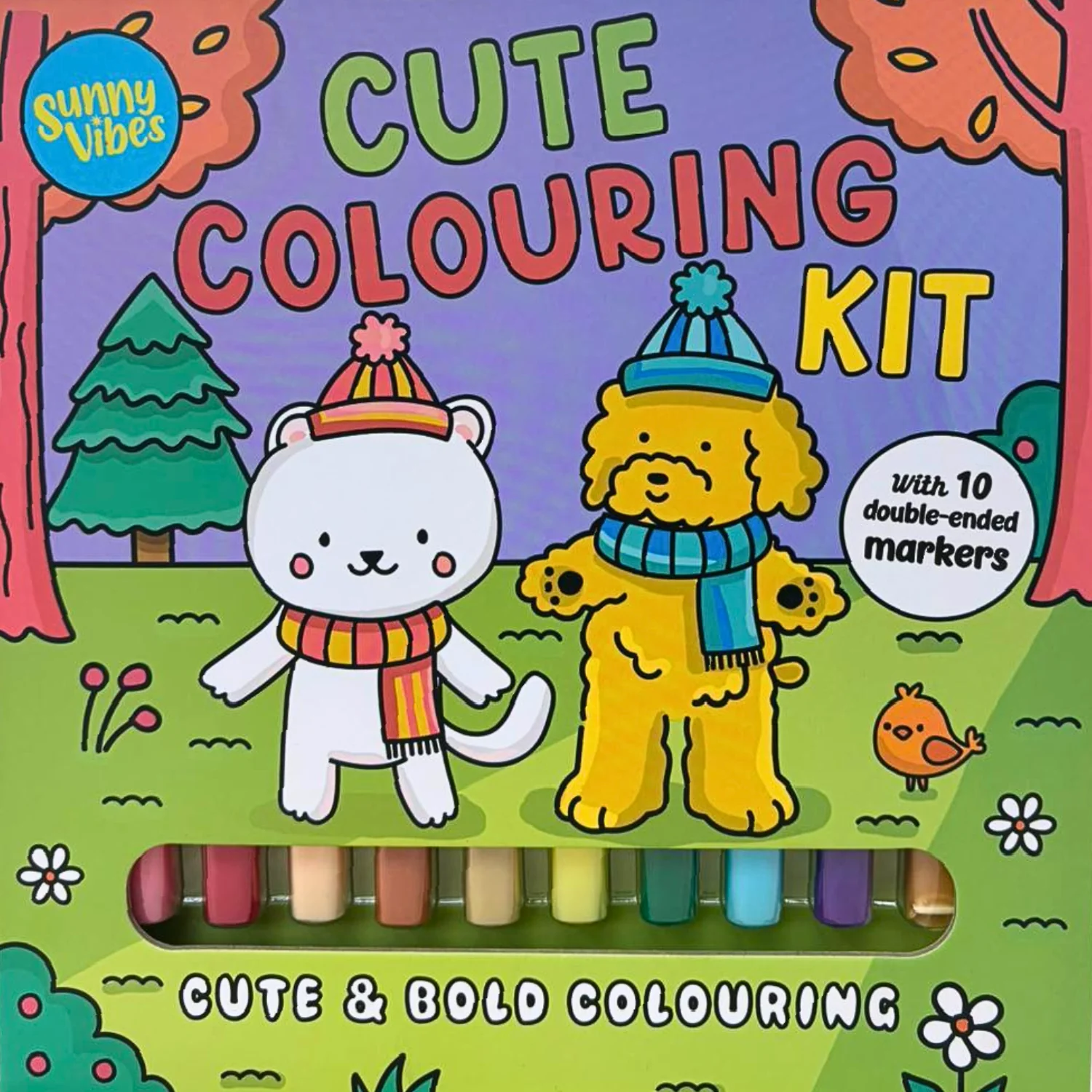 Sunny Vibes Cute Colouring Kit