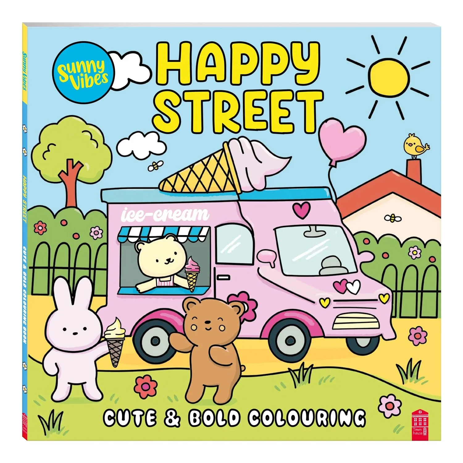 Sunny Vibes Happy Street Colour Book