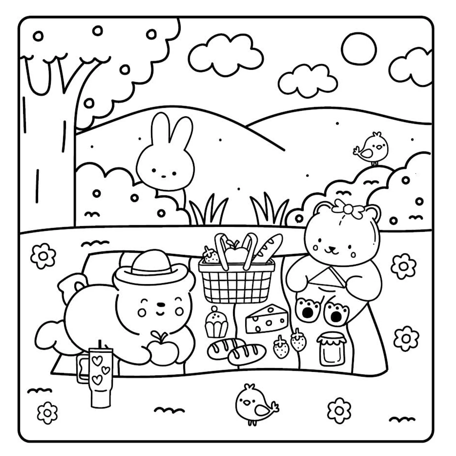 Sunny Vibes Happy Street Colour Book - Image 5