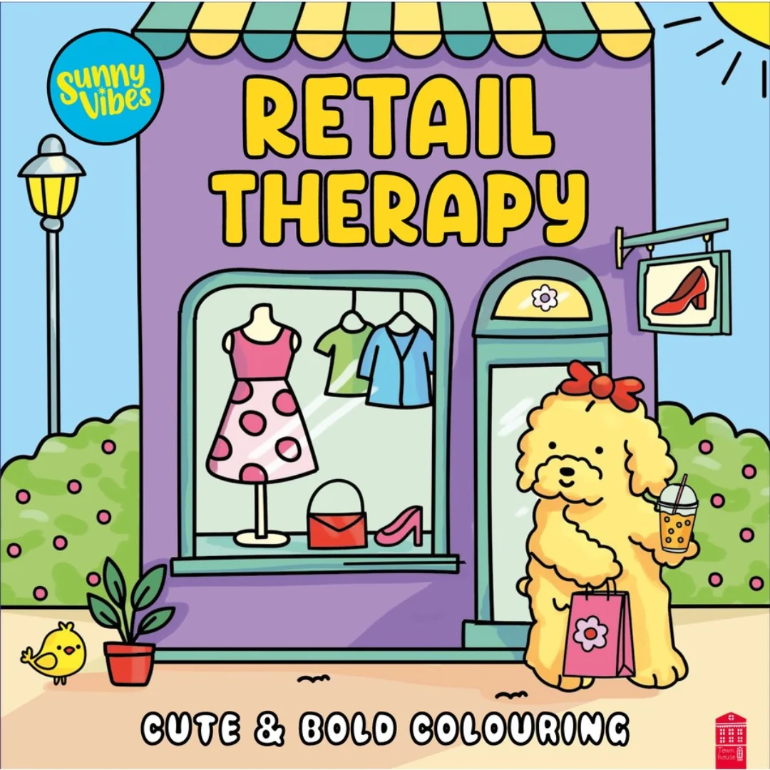 Sunny Vibes Colouring Book – Retail Therapy