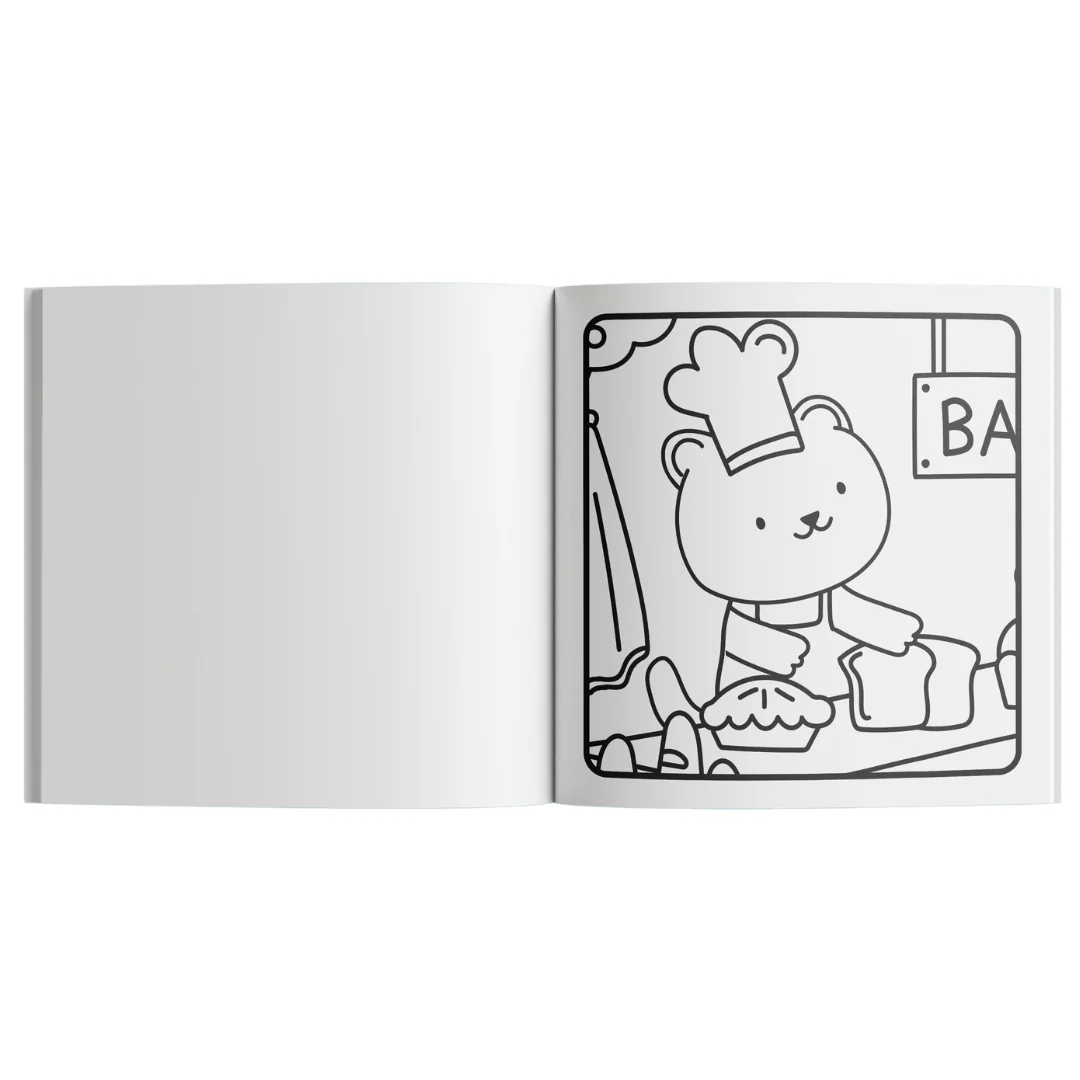Sunny Vibes Pocket Colouring Book – Small Treats - Image 2