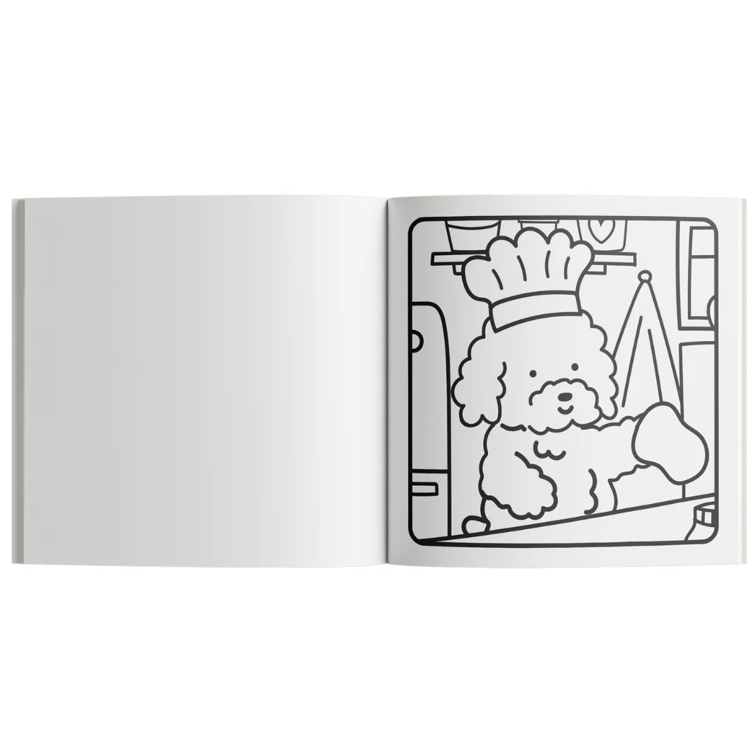 Sunny Vibes Pocket Colouring Book – Dinky Days - Image 2