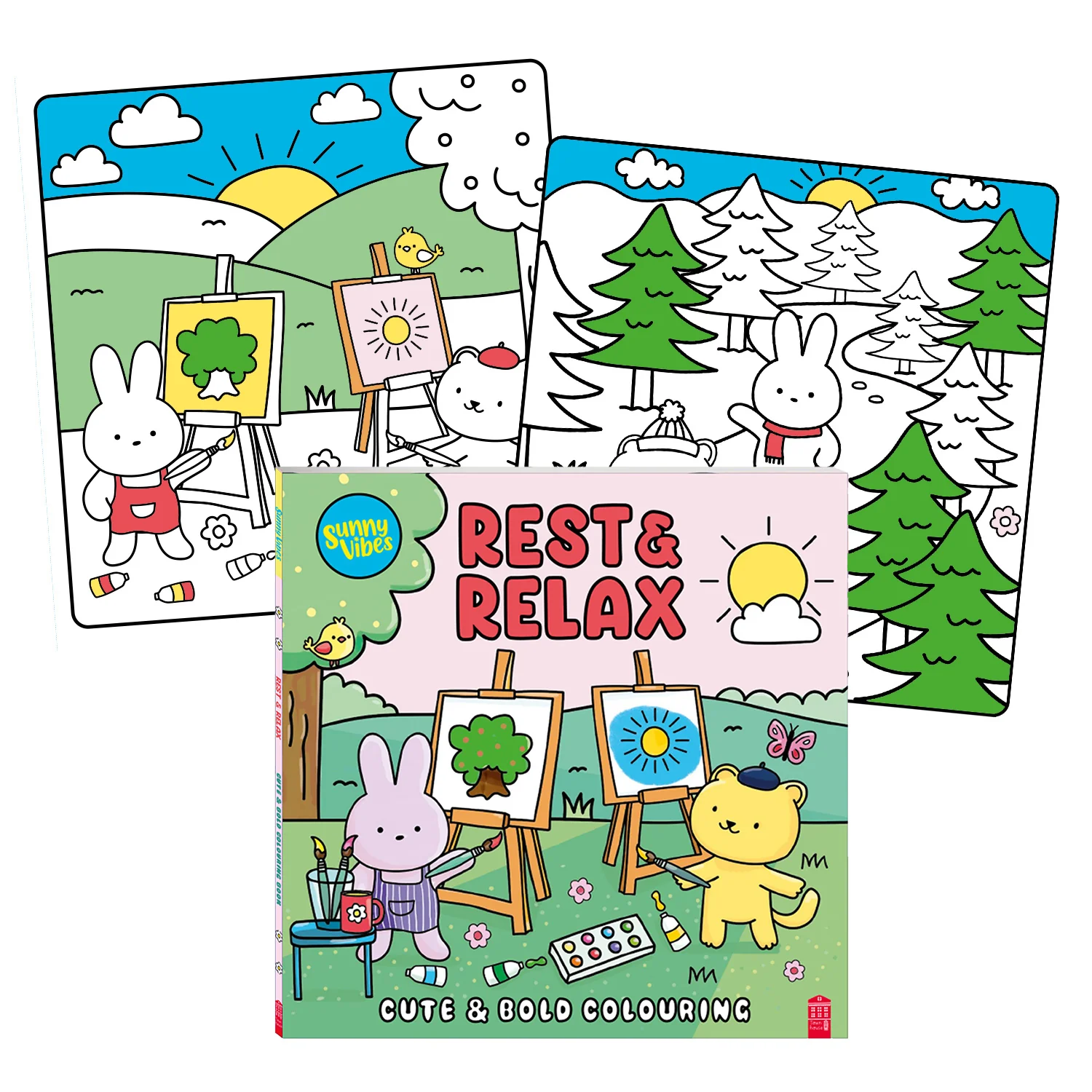 Sunny Vibes Rest & Relax Colour Book - Image 2